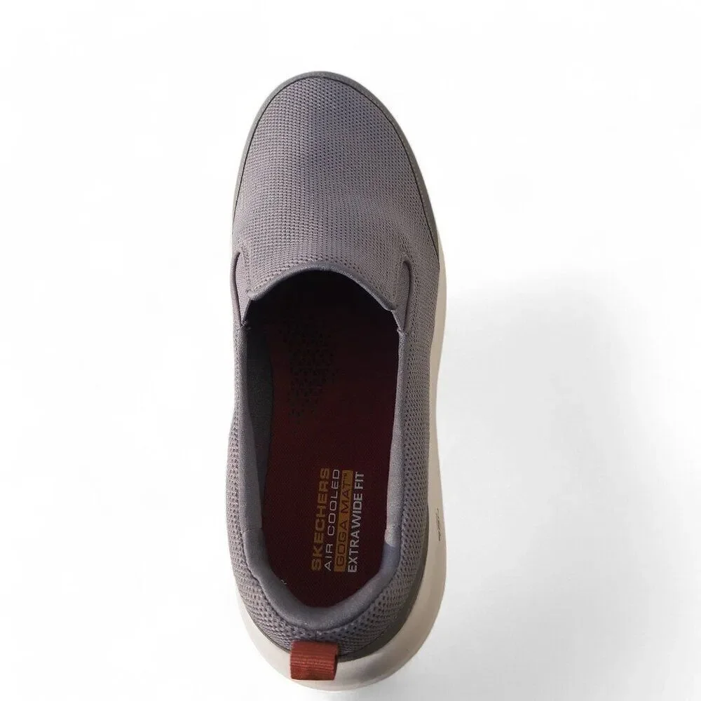 Skechers GOwalk Max Clinched Slip-on Comfort Shoes Grey 216010WW‎ Men's 11WW